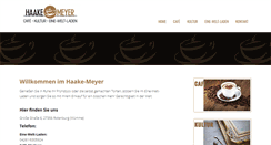 Desktop Screenshot of haake-meyer.de